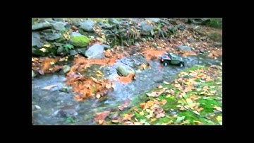 Axial SCX10 Honcho TR in the Creek