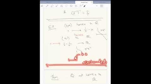 Lecture: Friday, Week 5, 2. Homeomorphisms