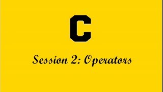 #2 C Programming in Tamil - Operators