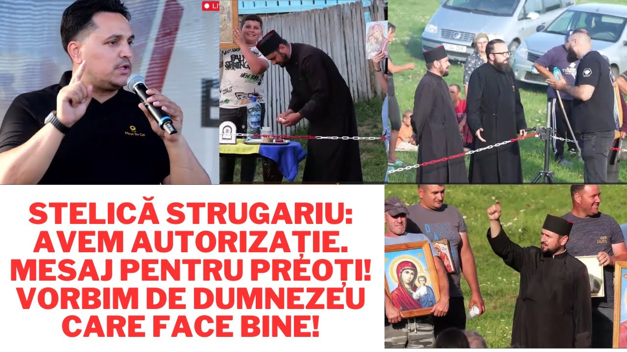 Stelică Strugariu: Avem autorizație. Mesaj pentru preoți! Vorbim de Dumnezeu care face bine!