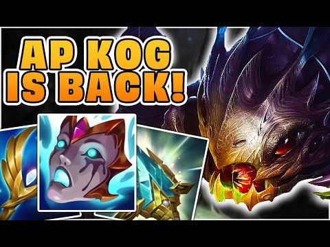 AP Kog'Maw Mid Lane is Back! | Off-Meta Full AP Build | League of ...