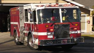 OCFA Engine 78 Responding