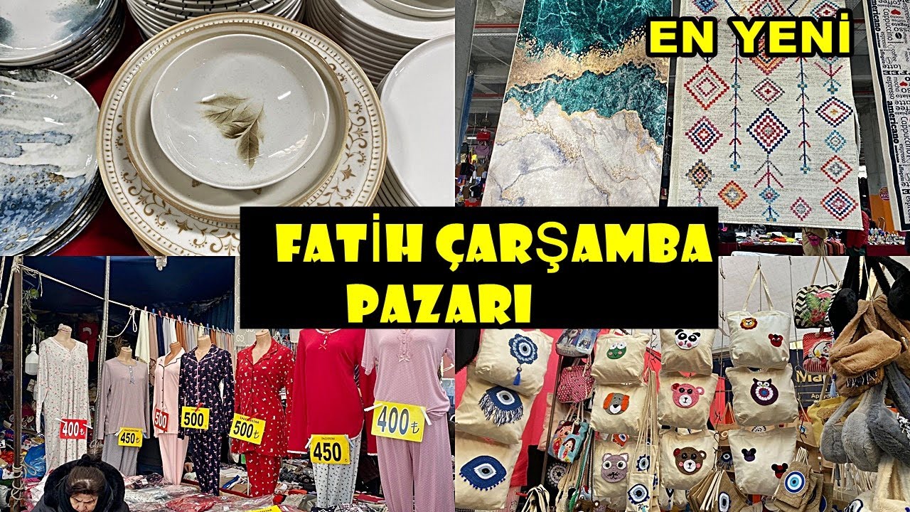 FATİH ÇARŞAMBA PAZARI❗️/ÇOK UYGUNN❗️❗️/YEPYENİ GÜNCEL FİYATLAR ❗️/BAYILACAKSIN/ ÇEYİZ ALIŞVERİŞİ