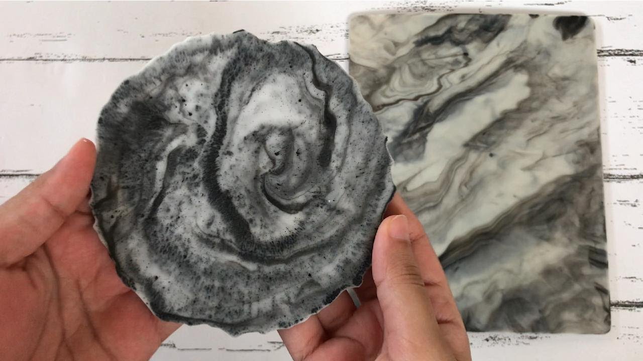 خطوات صنع تأثير الرخام بالريزن