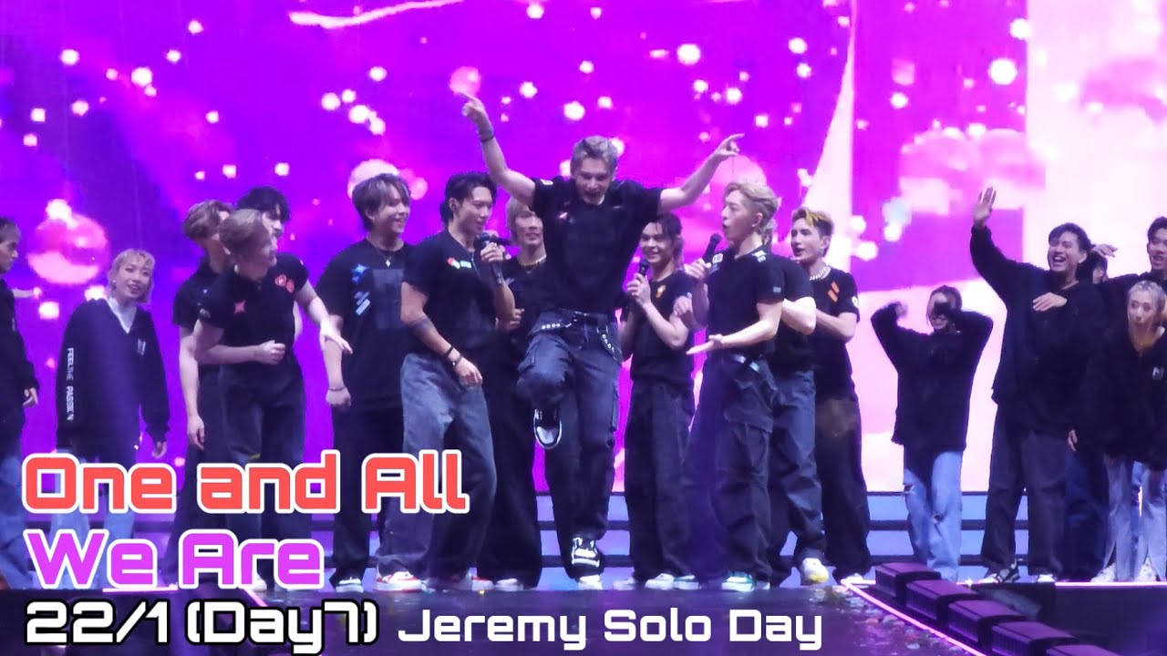 《One and all/We are》- Jeremy dance solo/Lokman帶早操 - 20240122 Day 7 - Mirror Feel the Passion Concert