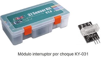 ELEGOO 🎯. SK 050: SENSOR DE TOQUE (KY-031).