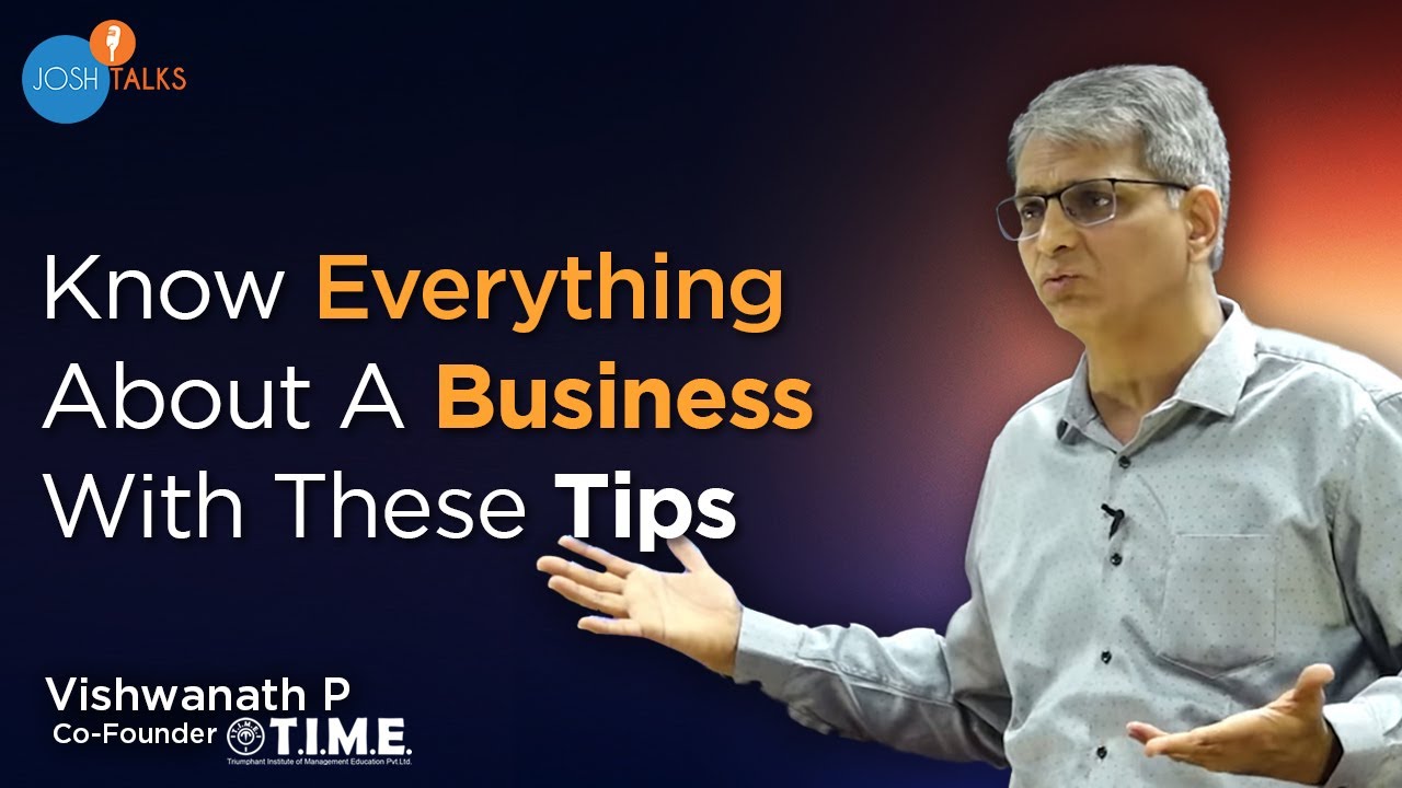 ⁣7 Tips For Growing A SUCCESSFUL BUSINESS | Vishwanath P. | Josh Talks