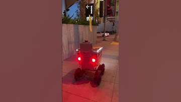 Food Delivery Robot in West Hollywood