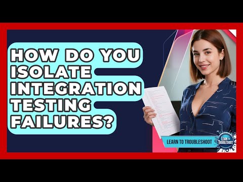 How Do You Isolate Integration Testing Failures? - Learn To Troubleshoot