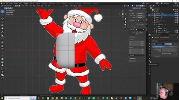 How to make your own Santa in Blender