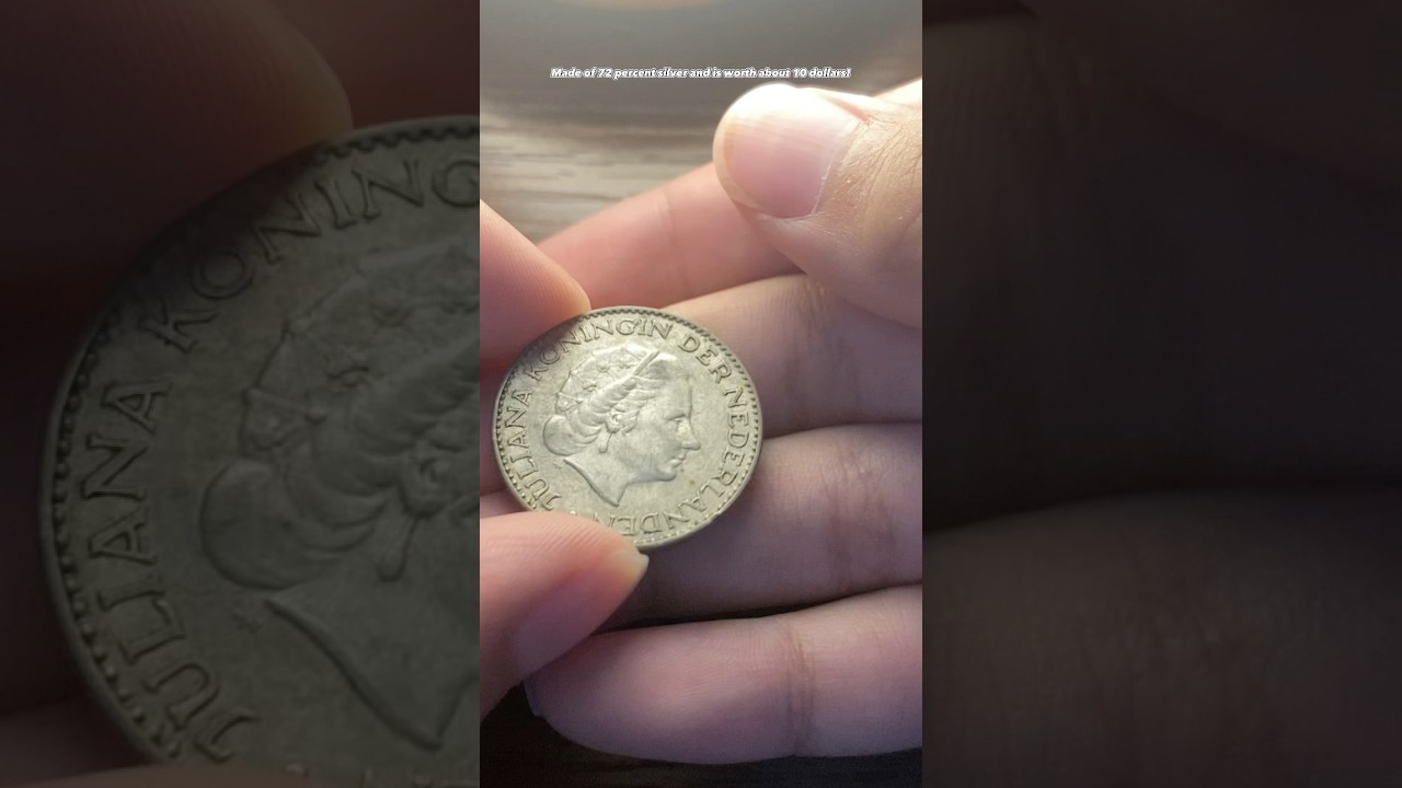 1956 Netherlands Silver coin!! 