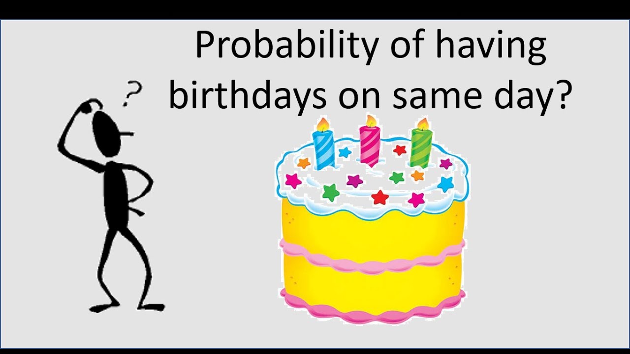 Probability of having birthdays on the same day? - YouTube