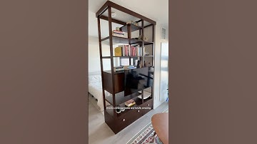 IKEA hacken om de perfecte kamerverdeler op maat te maken🤩 #ikea #diy #hack