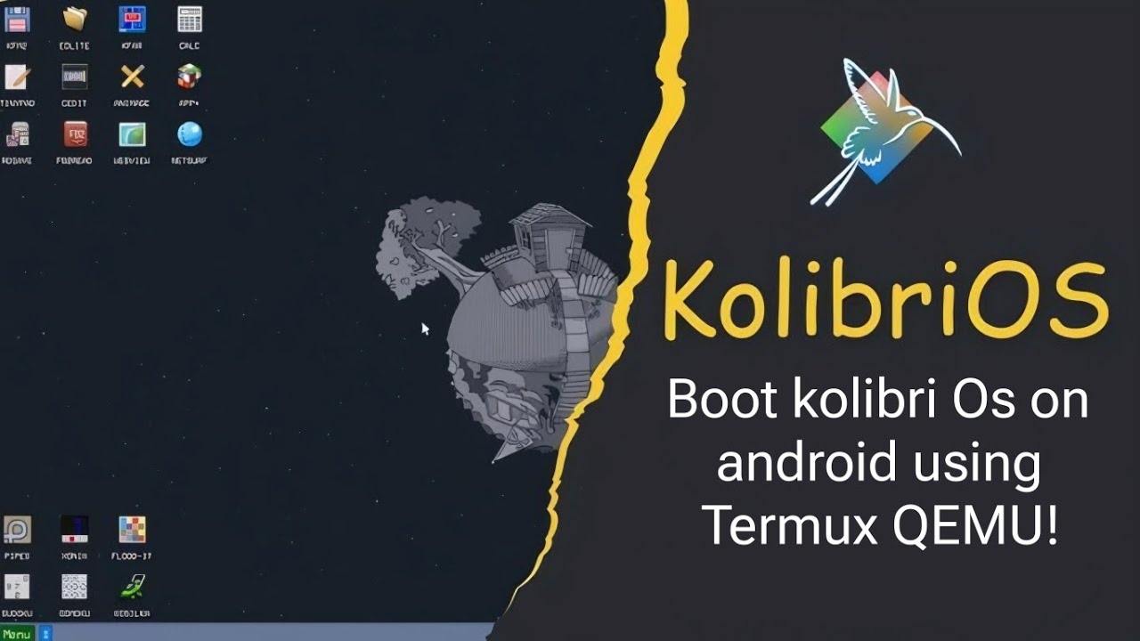 💻 Boot KolibriOS on Android Using Termux & QEMU! | Mini OS Guide 🚀 ...
