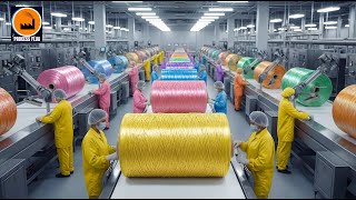 Inside a High-Tech Bamboo Stem Factory – Fibers Making You’ve Never seen Before (Full Process)