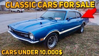 15 Magnificent Classic Cars Under $10,000 Available on Facebook Marketplace! Great Vintage Cars!