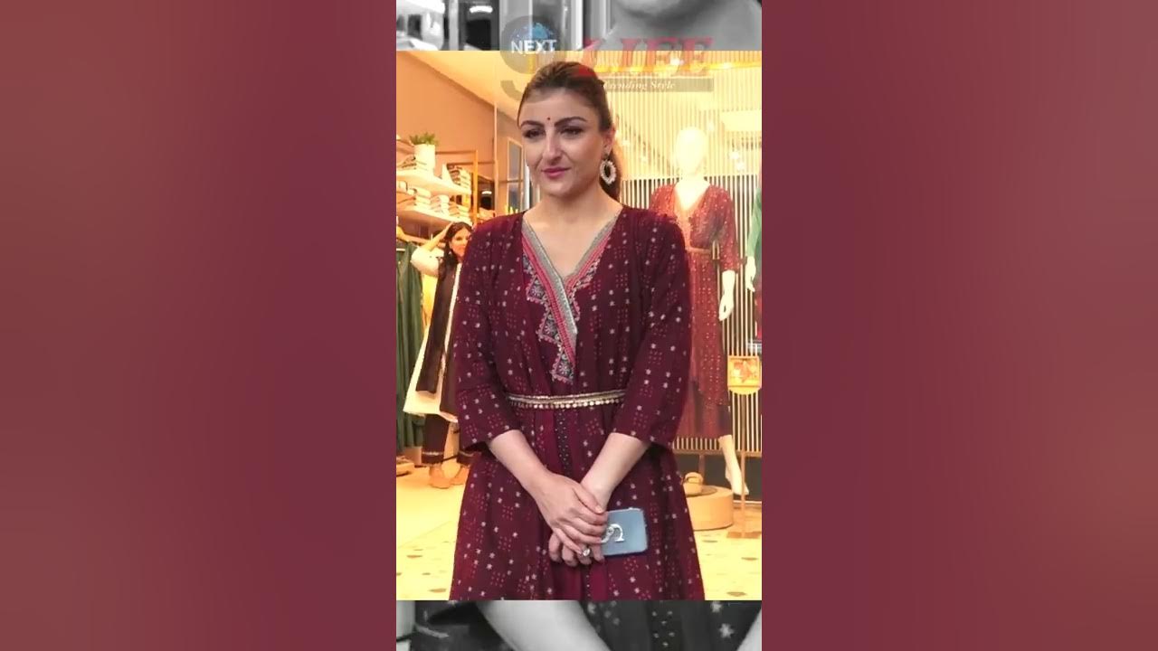 Soha Ali Khan At The Inauguration Of New Clothing Store 'W' At Khar