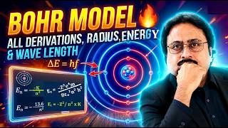 Bohr Model All Derivations 🔥 | Radius, Energy, Change in energy, Frequency, Wavenumber & Wavelength
