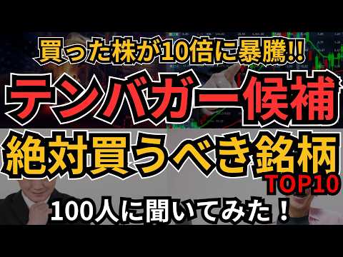 【テンバガー候補】今年株価が10倍に暴騰する！今絶対買い ...