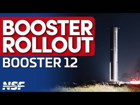 ? LIVE: SpaceX Rolls Booster 12 to the Launch Site | Starbase