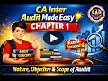 CA Inter Audit Chapter 1 – Nature, Objective & Scope of Audit | Audit Made Easy 💡