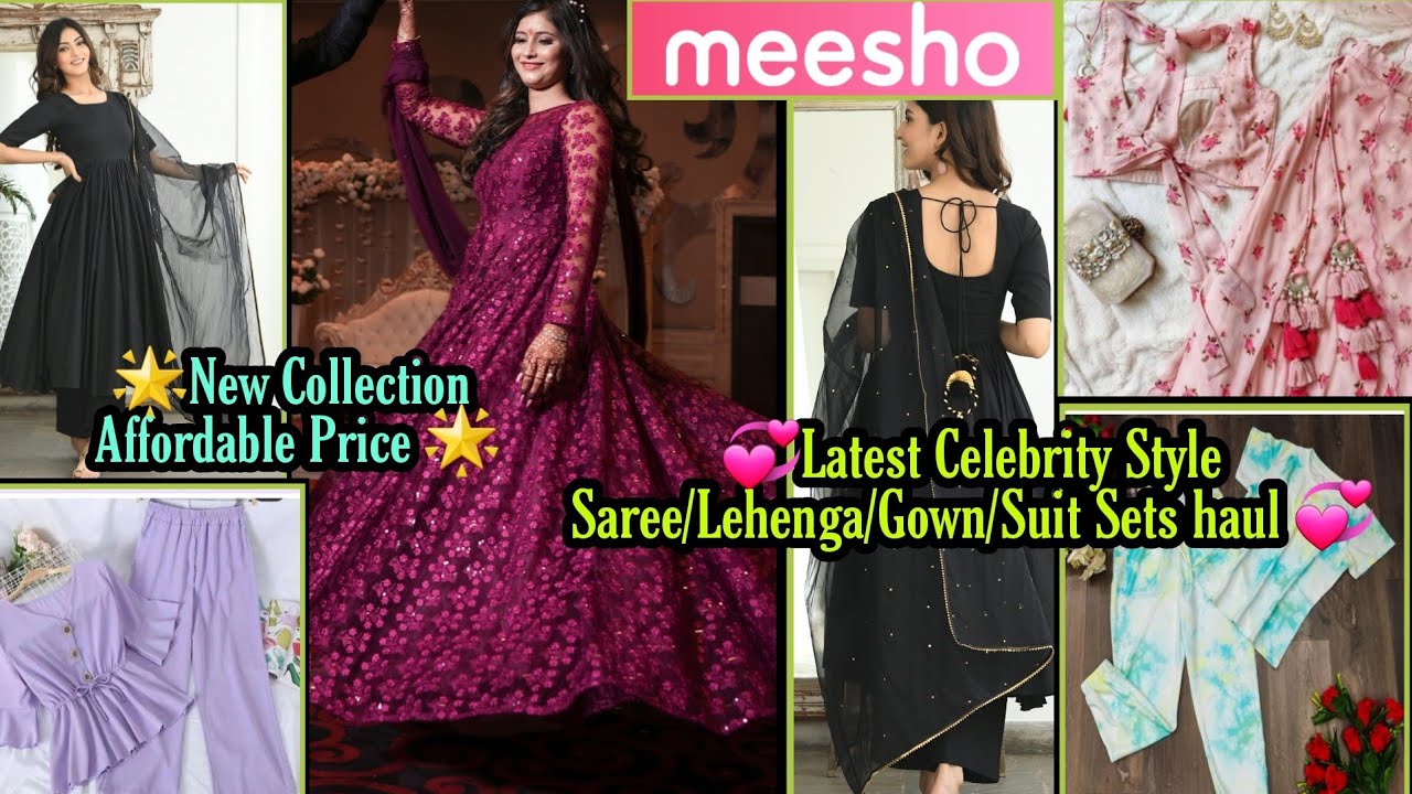 Meesho Haul🌟Meesho Celebrity Style lehenga/Gown/Saree/Dress🌟Wedding🌟