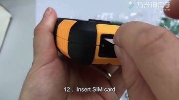 Z 6900F GPRS Fingerprint Guard Patrol System Instruction Video