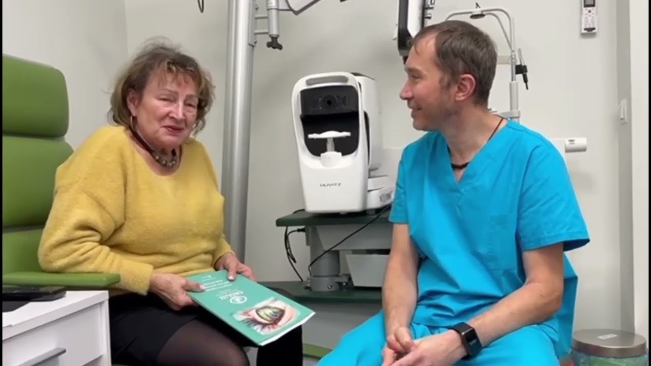 Operacja zaćmy skojarzona z operacją jaskry u lekarza.  Soczewki premium o wydłużonej głębi.