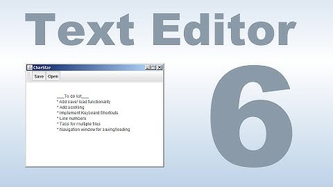 Java Swing #6 "JToolBar & JTextArea"