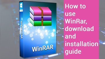 How to use WinRar, download and installation guide | video by TechyV