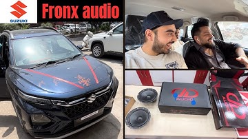 MARUTI FRONX AUDIO UPGRADE | DD audio dc series , clean setup