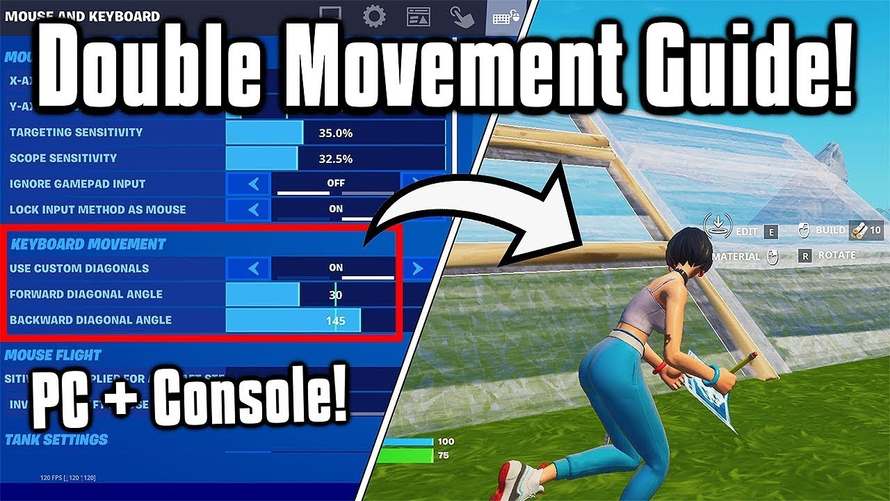 *NEW* Best Double Movement Settings In Fortnite! YouTube