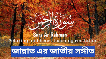 জান্নাতের জাতীয় সঙ্গীত Sura ar rahman ।। সুরা আর রহমান ।। سورة الرحمن ।।