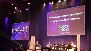 BlockShow Europe 2018. Panel Discussion: Blockchain in Enterprise Environment. screenshot 1