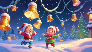 🎶 Jingle Jangle Christmas Song for Toddlers | Cute Kids Holiday Music | 2 Minute Video ❄️
