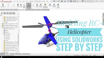 Modeling RC-Helicopter using Solidworks