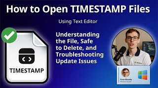 How to Open TIMESTAMP Files (Text Editor)
