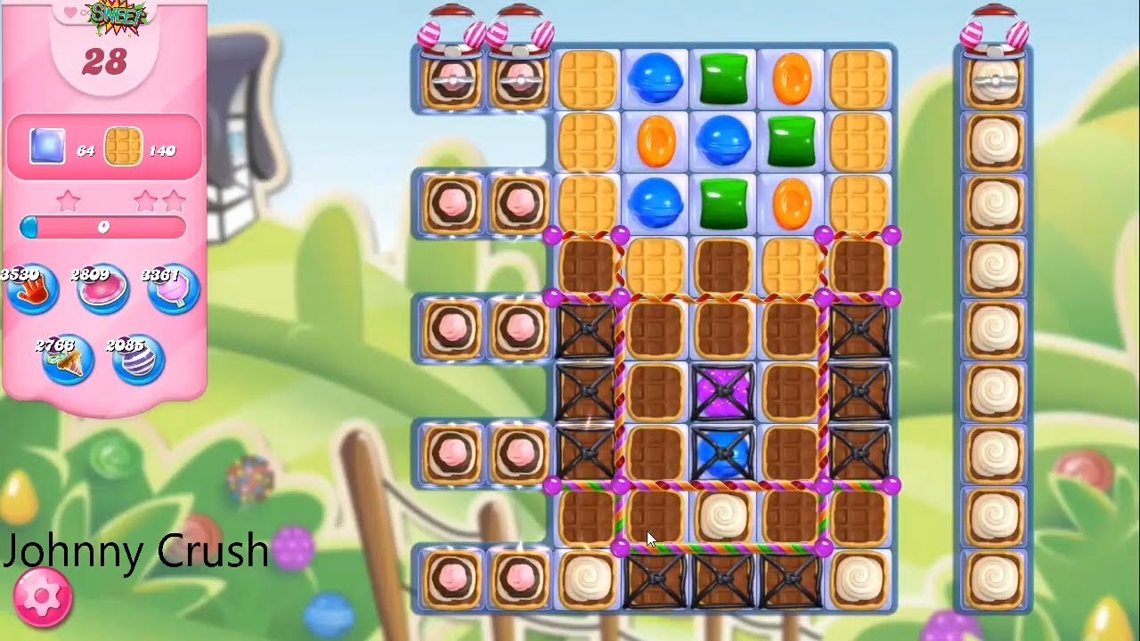 Candy Crush Saga Level 6122 NO BOOSTERS - YouTube