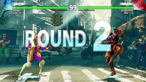 SFV Beta 4 - HiFight (R.Mika) vs XXXXXXXXX (Dhalsim)