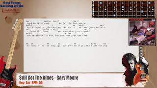 🎻 Still Got The Blues - Gary Moore Bass Backing Track with chords and lyrics chords