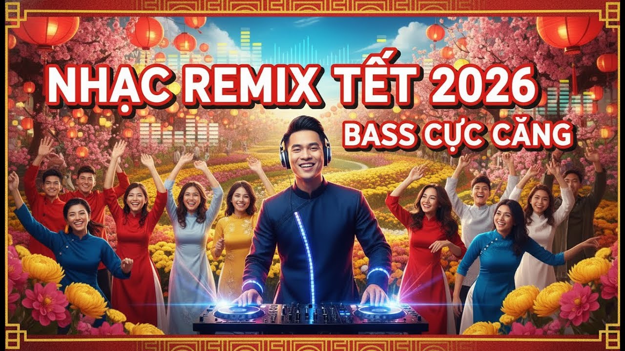 NHẠC REMIX TẾT 2026 BASS CỰC MẠNH - NGHE CỰC ĐÃ - QUẨY HẾT MÌNH