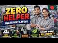 Sweatshirt Layout – Zero Helper Concept | কম Manpower, বেশি Efficiency | Factory Survival Strategy