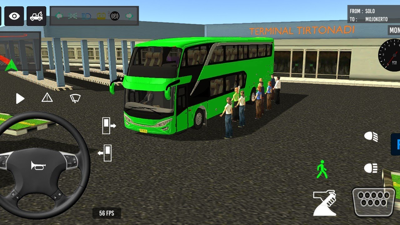 Indonesia Coach bus driving | Euro bus simulator 2025 Android gameplay #game 1