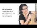 Ako Na Lang   Zia Quizon Lyrics