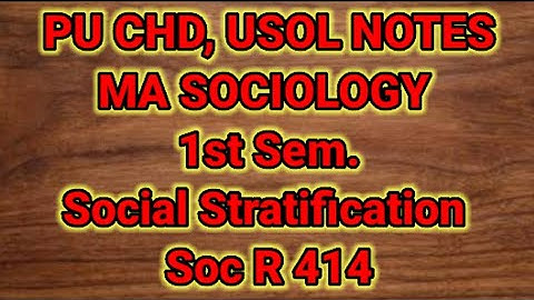 Conflict theory of karl marx | Ma 7th Chapter | USOL NOTES PU CHD | MA SOCIO 1st Sem.