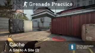 Grenade Practice : Cache Flashbang - A Site to A Site (2)