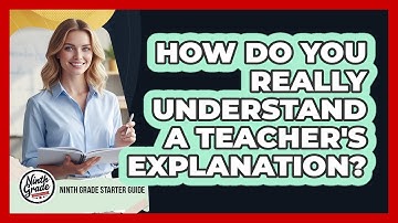 How Do You Really Understand A Teacher