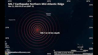 Very Strong 6.7 Magnitude Earthquake With Tsunami Warning March 21st 2026!