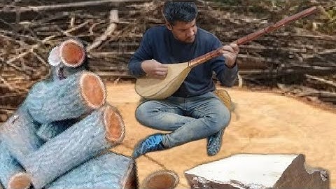 Watch How Artisans Transform Wood into a Gorgeous Dotar!Musical instruments that you have not seen