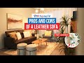 Pros and Cons of a Leather Sofa | Mandaue Foam | MF Home TV